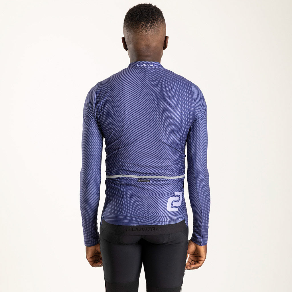 Men&#39;s Motion Long Sleeve Flyweight Jersey (Blue)